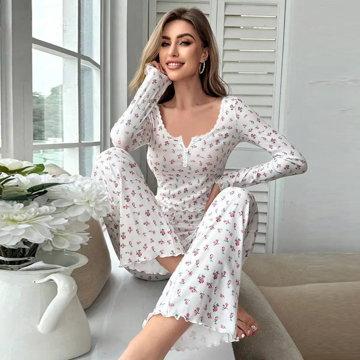 Conjunto Floral Dulzura
